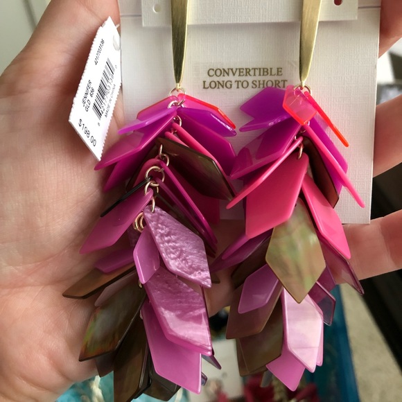 Kendra Scott Jennifer Earrings in Pink Mix 2019 🏝 - Picture 2 of 8